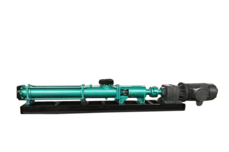 Single screw conveying pump